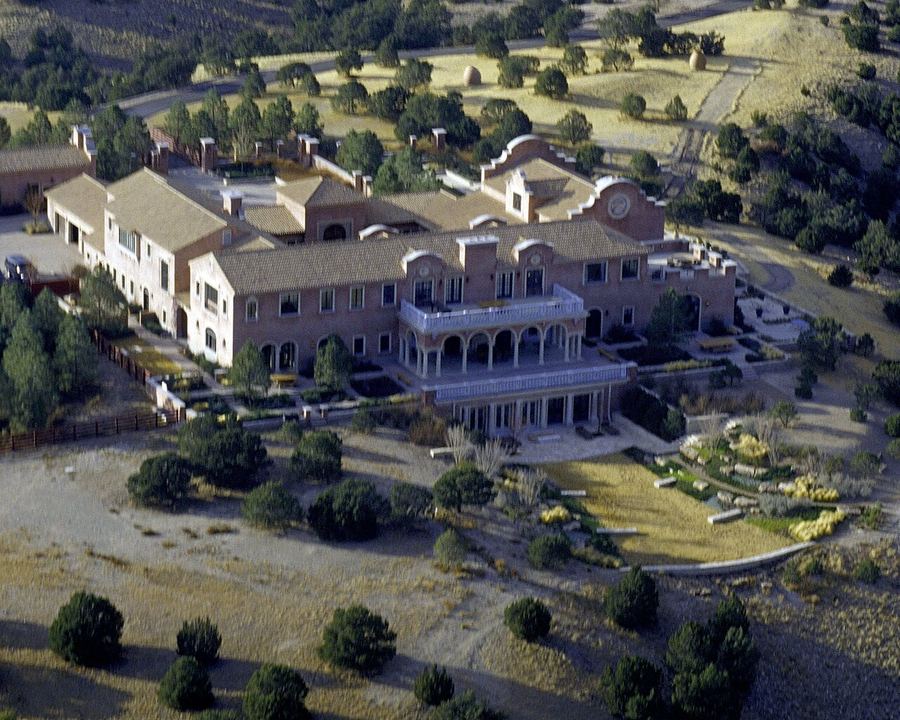 Zorro Ranch from the air, from the Justice Department's Epstein Library. New Mexico sued his estate executors over the ranch in Oct. 2026.